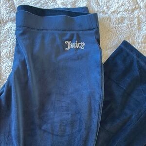 Juicy Couture Blue Velour Pants